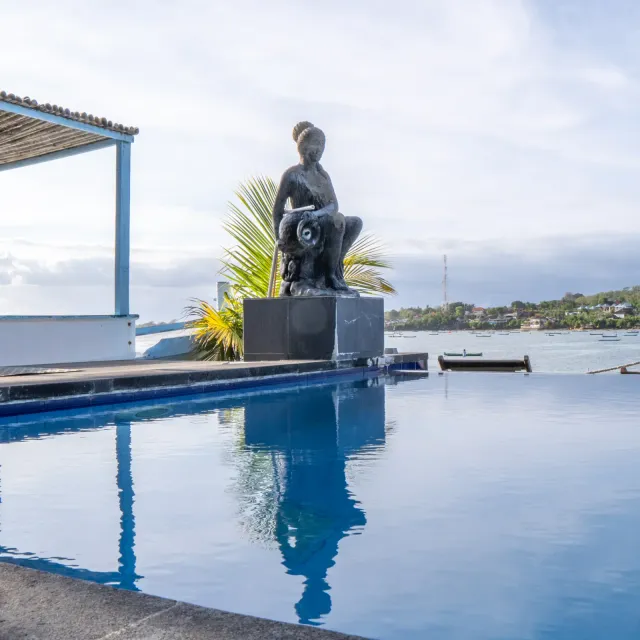 Aurora Beach view pool area